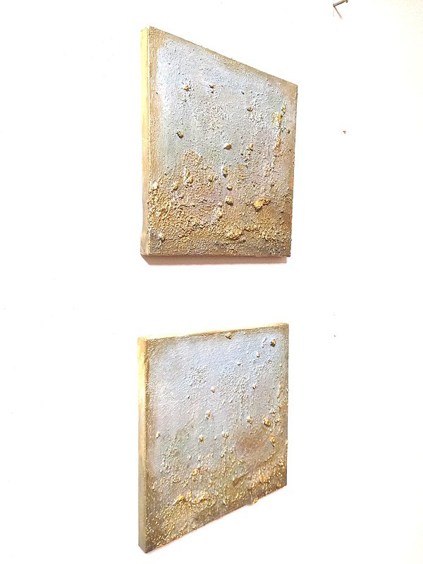 Pod vodou, diptych s 3D efektem
