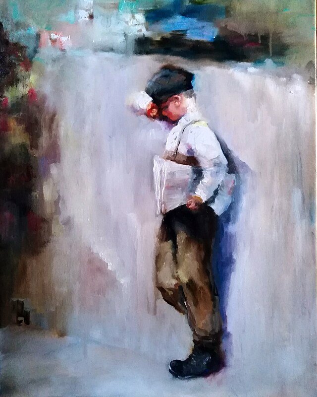 Newspaper boy