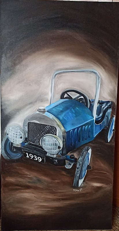 Šlapací autíčko retro original