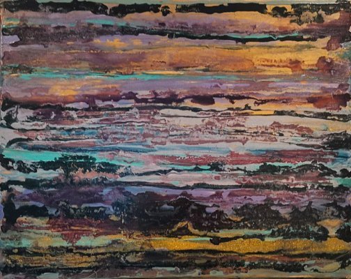 Minimalist decorative painting, small