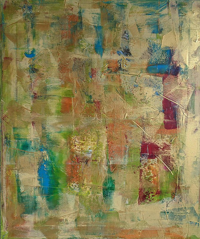Patinated wall