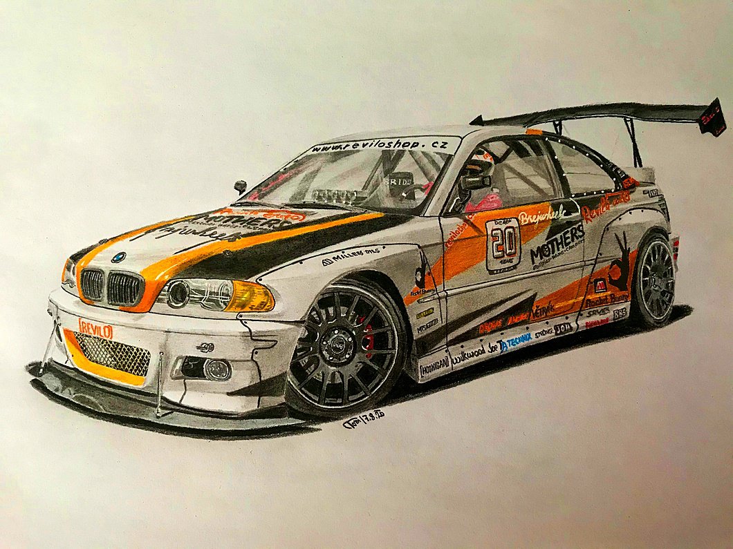 BMW E46 coupe Revilo drift