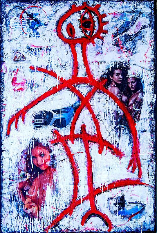 Doodled billboard IV