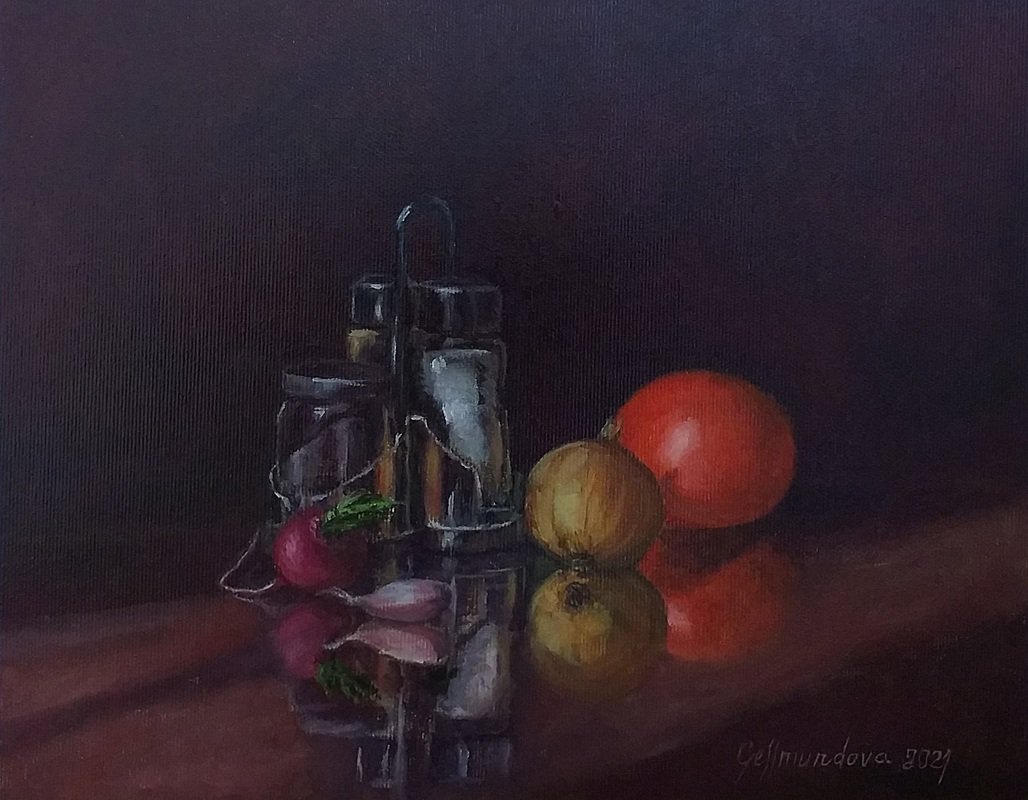 Still life with radish