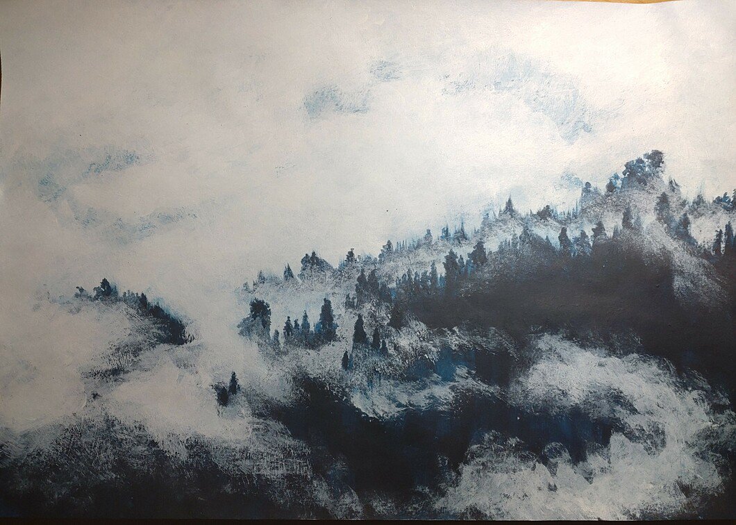 Misty valley