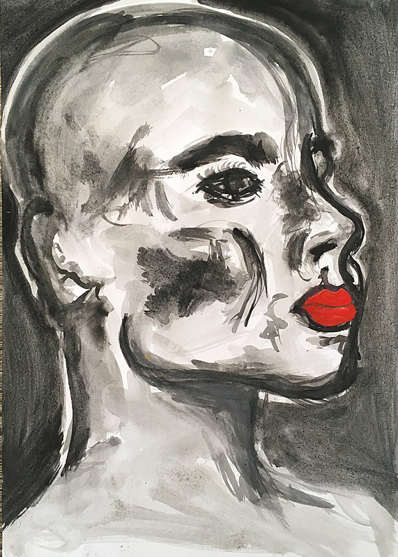 Sketch portrait painting 5