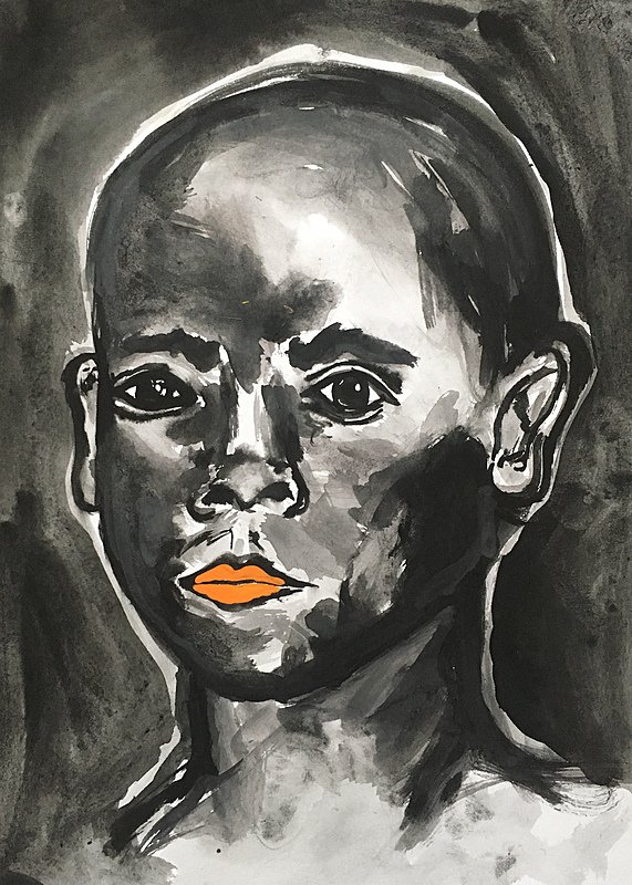 Sketch portrait painting 9