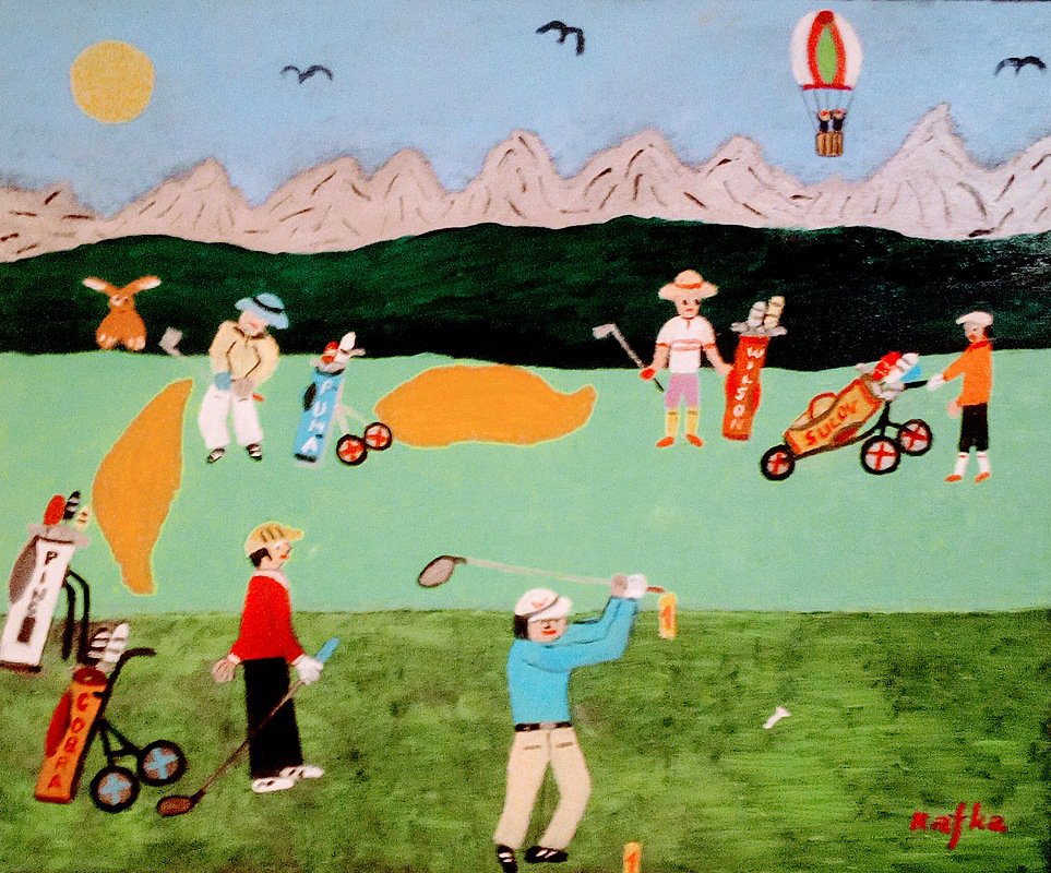 Na golfu v Alpách