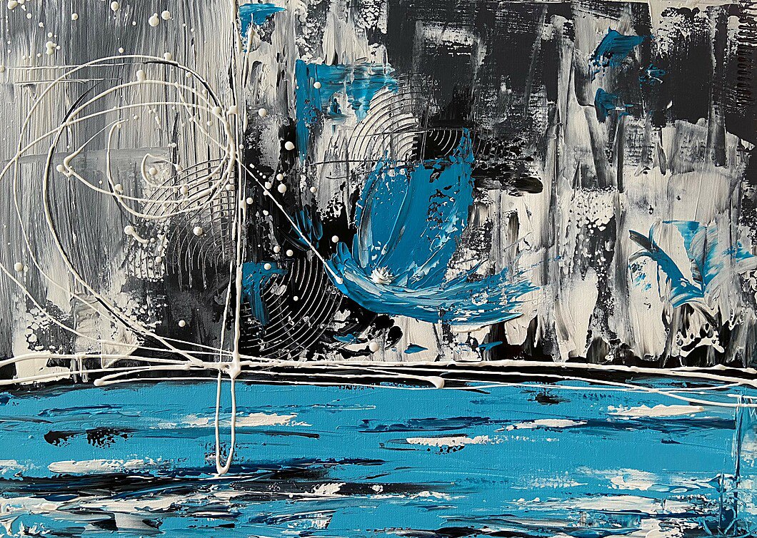 Blue abstrakt