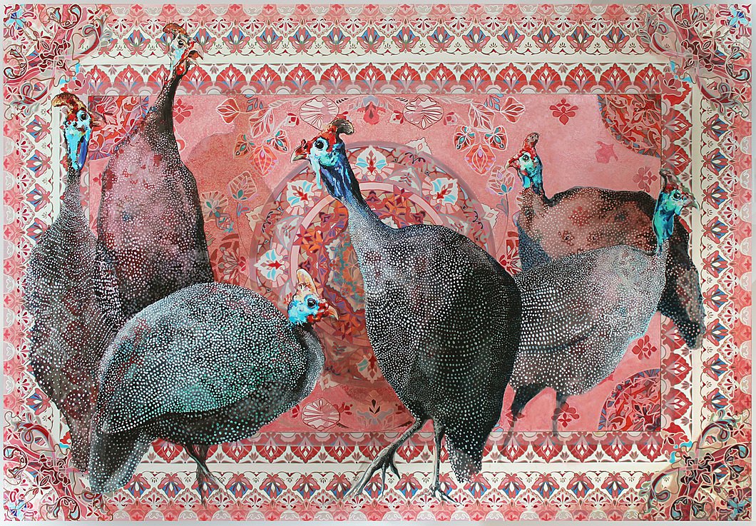 Guinea fowls