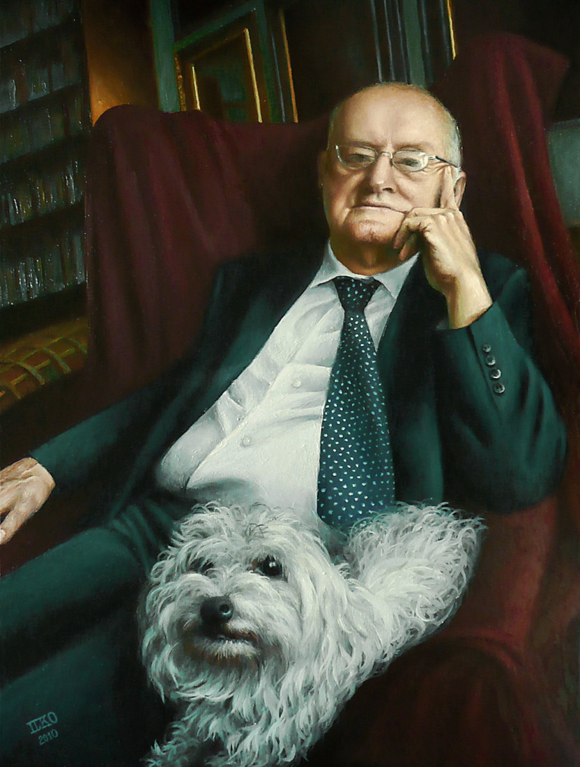 Portrét prof. J. Mourka