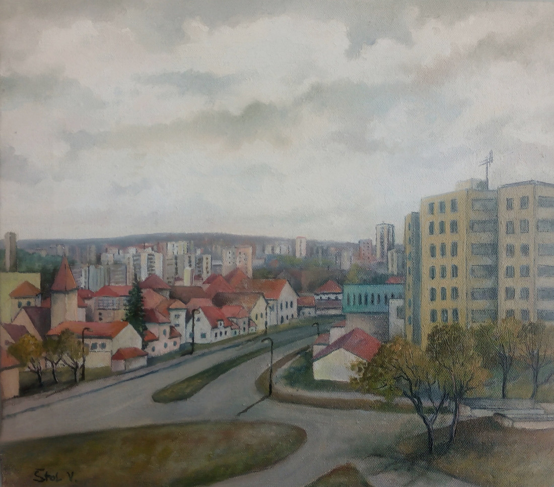 Kruhový objezd na Chodově - Jiżní město