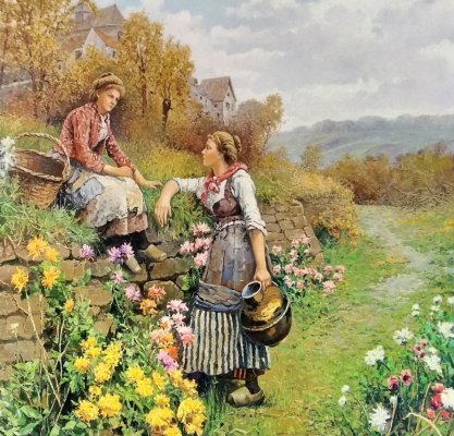 Autumn chat in Bretagne