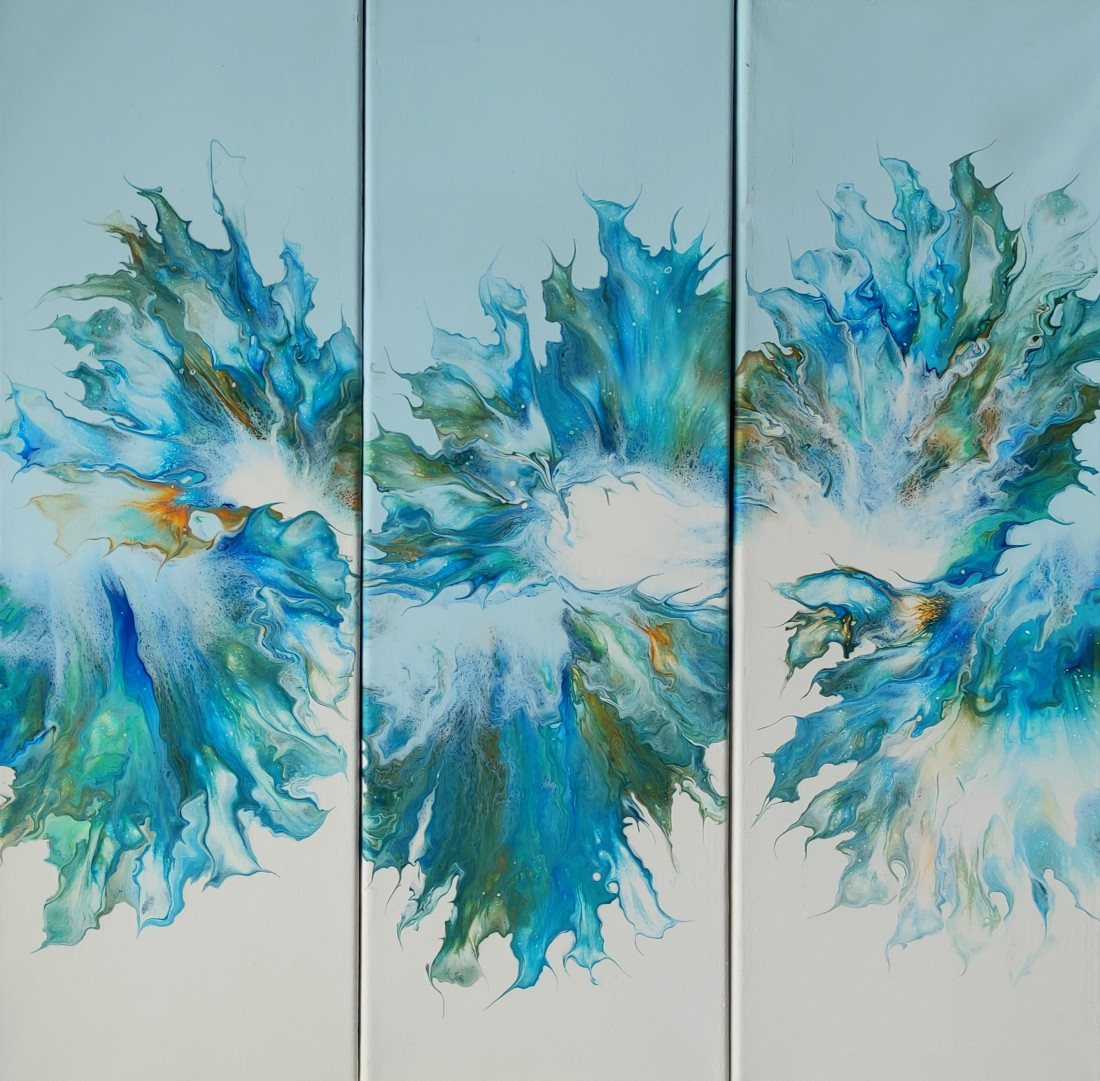 Blue flower