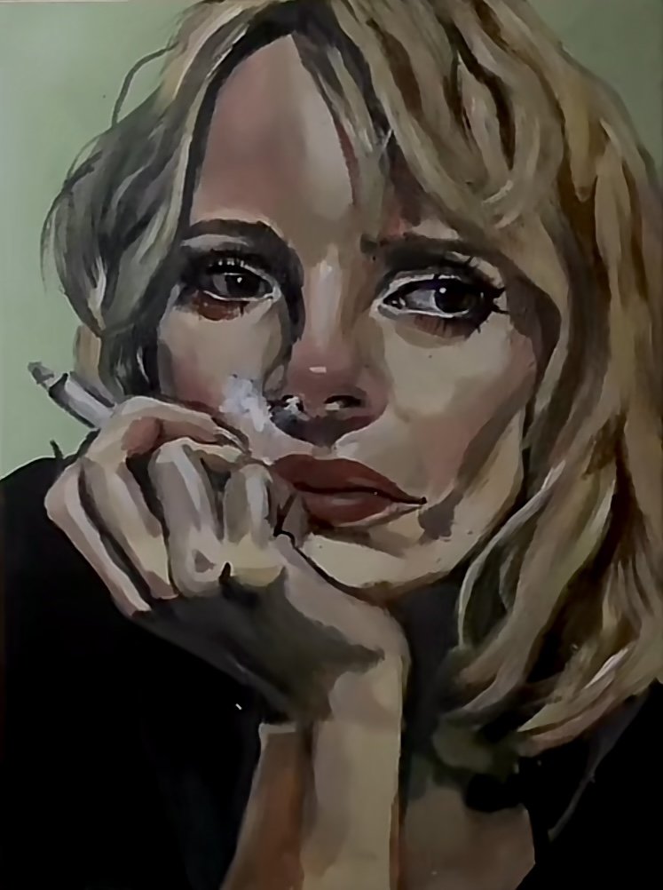 Smoking woman