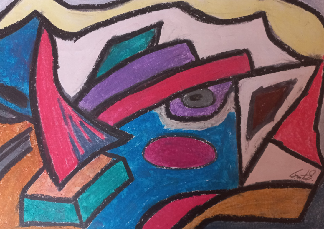Detail obličeje.