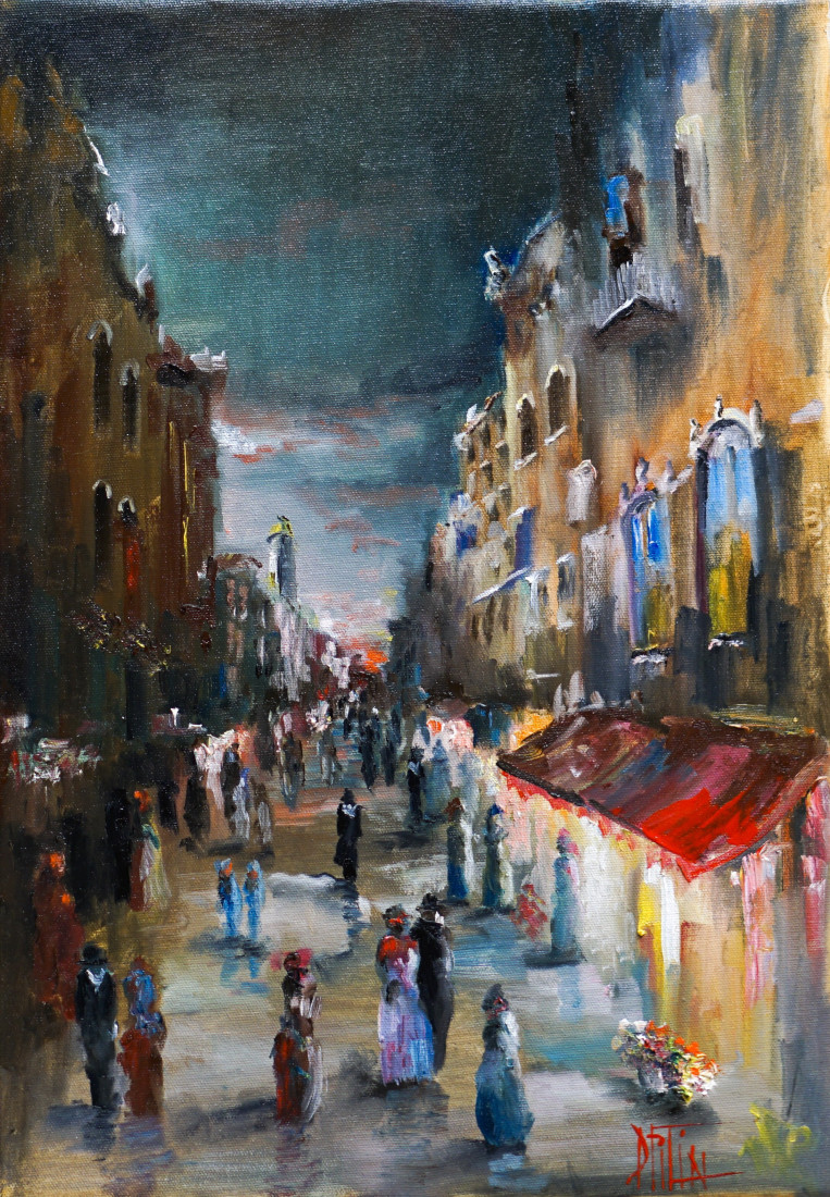 an evening walk