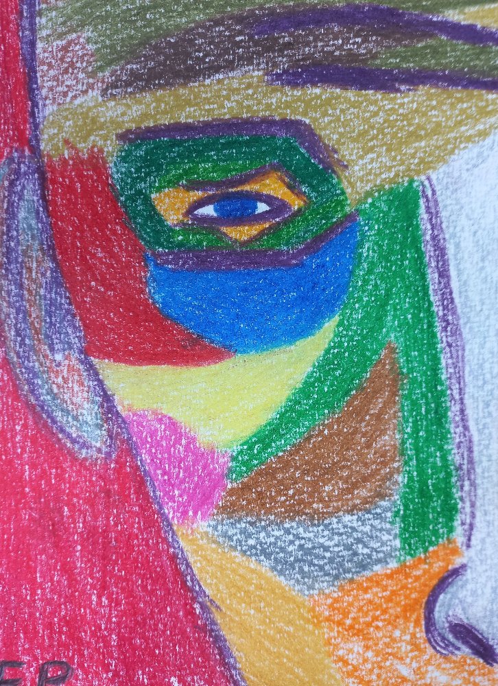 Detail tváře muže II.