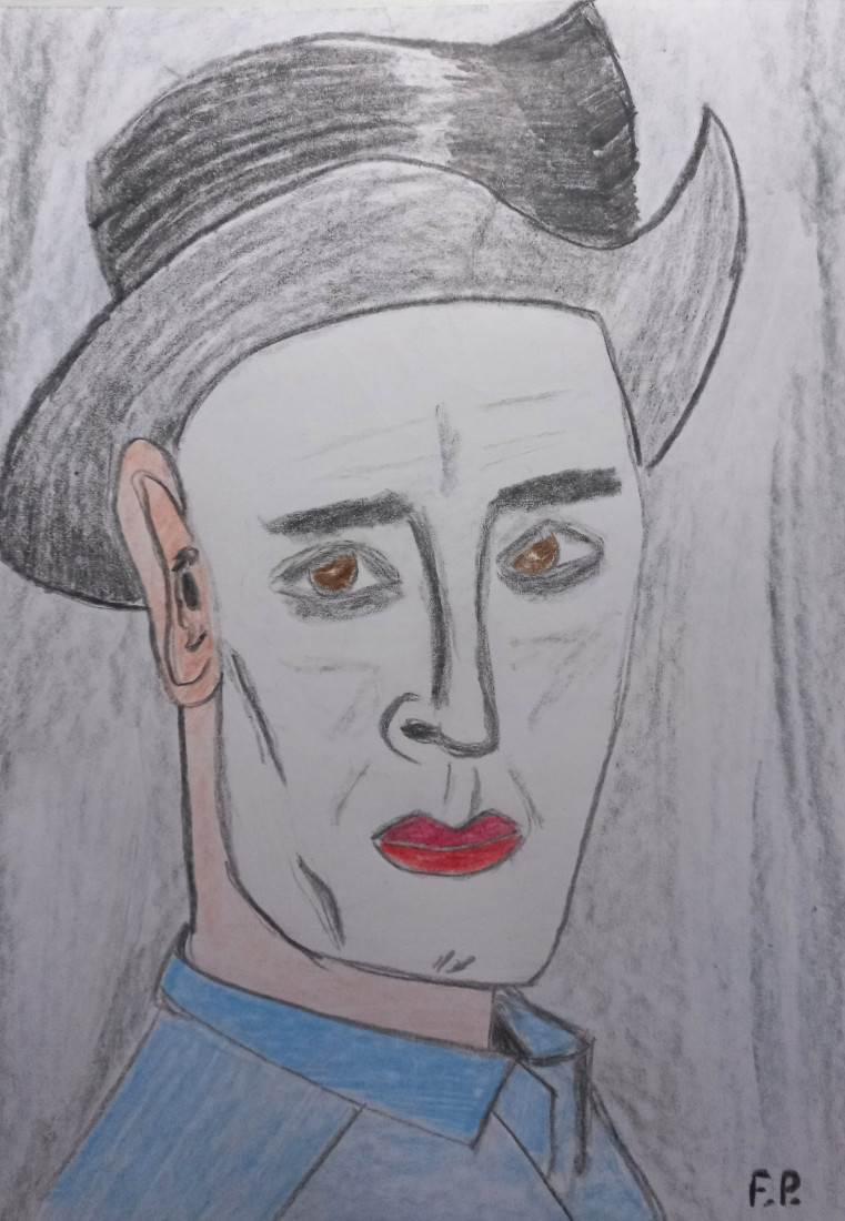 Portrét muže - Yui Brynner.