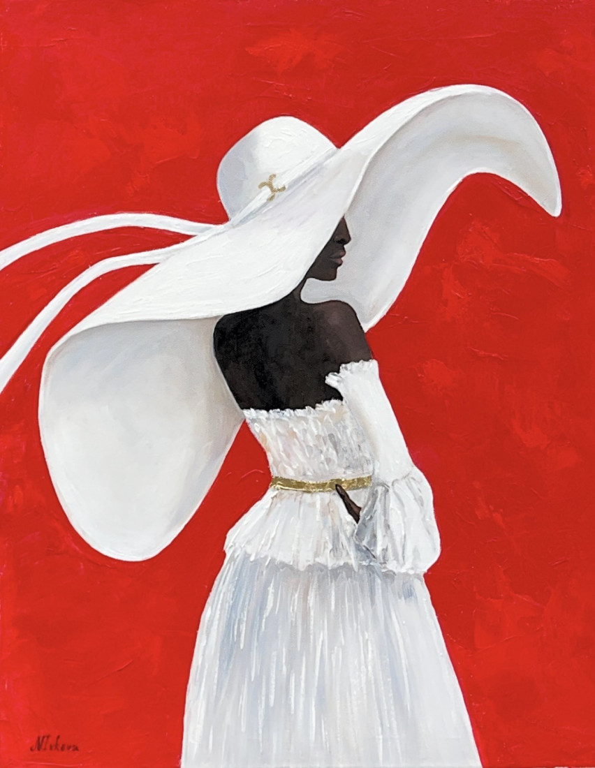 “Lady in white”