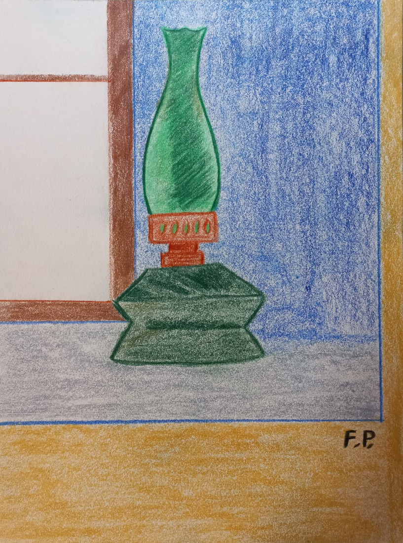 Zátiší - petrolejka.
