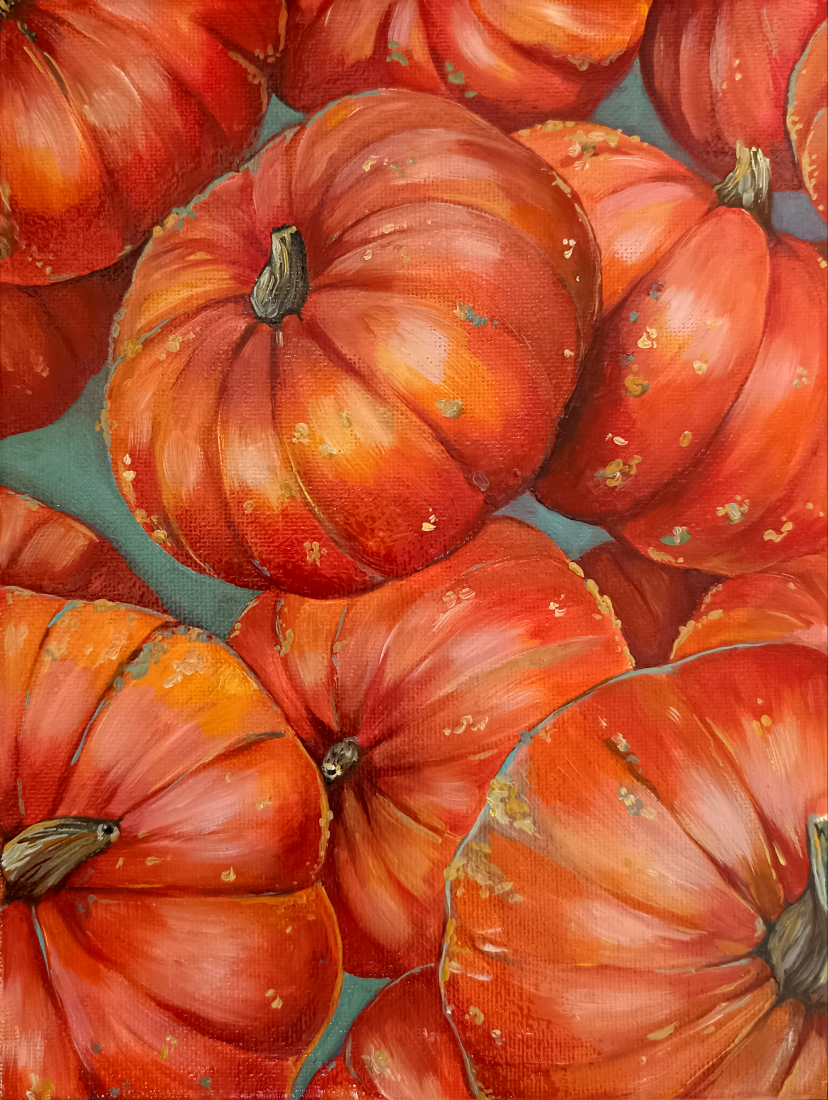 Red pumpkins
