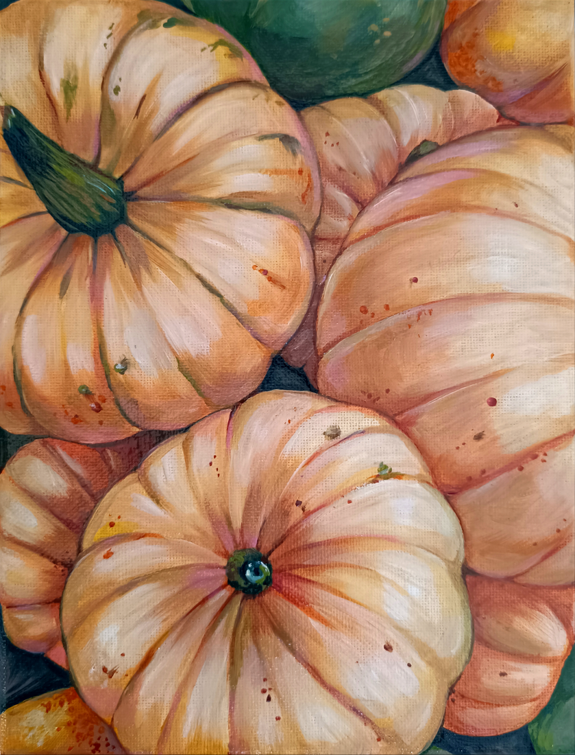 Pink pumpkins