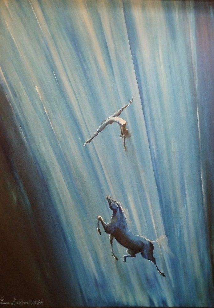 Dancing in the ocean