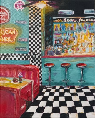 Retro caffe