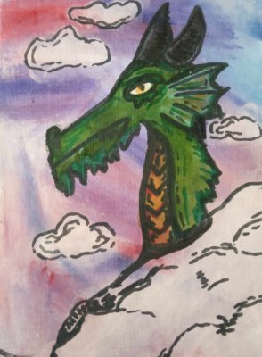 drak v oblacíh