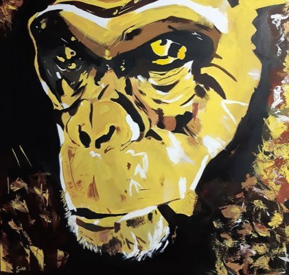 Monkey akril