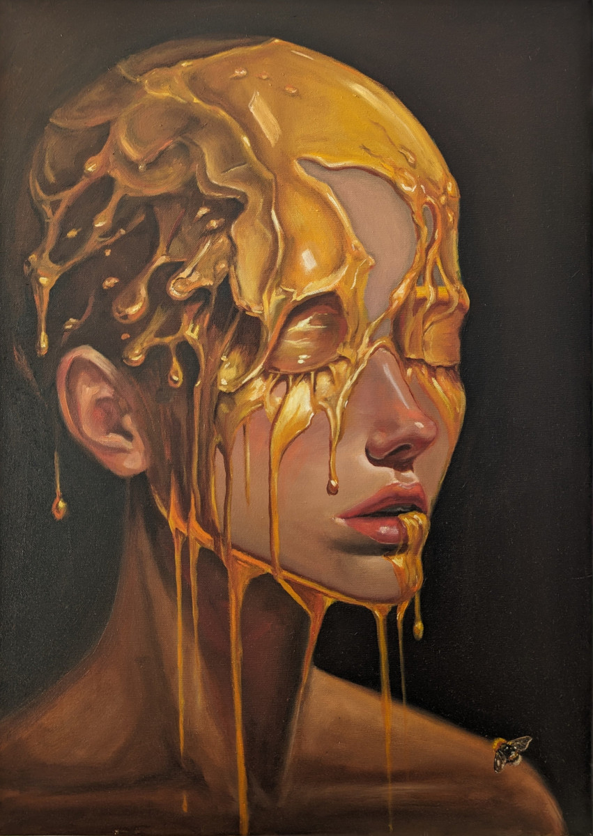 Honey Dripping Portrait