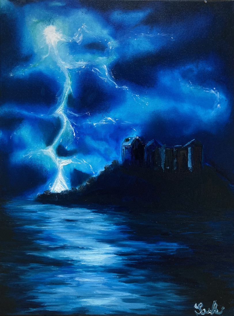 Lightning blue