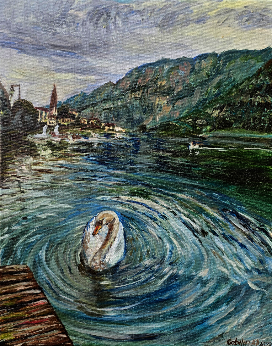 Labutí jezero v Hallstattu