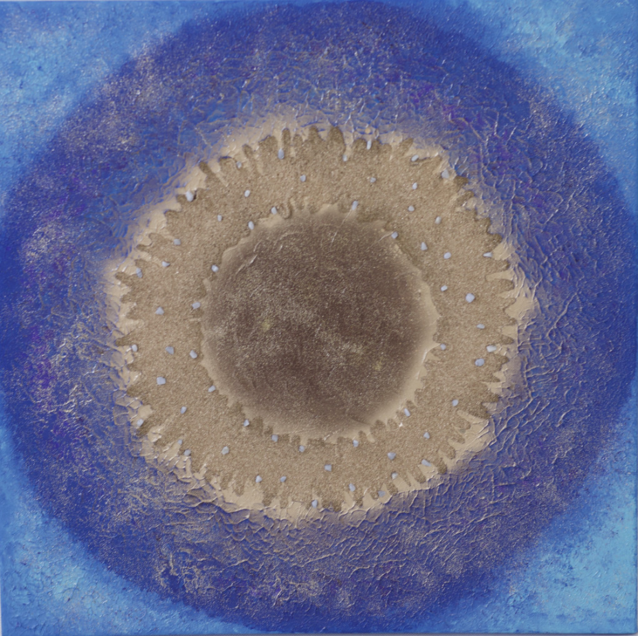 Blue relief