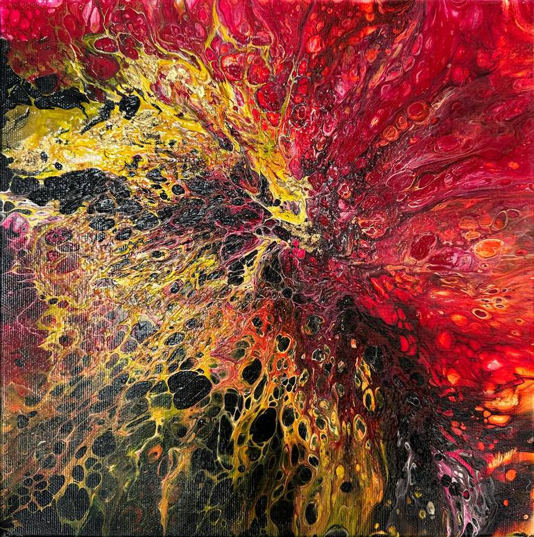 Passionate red orgasm