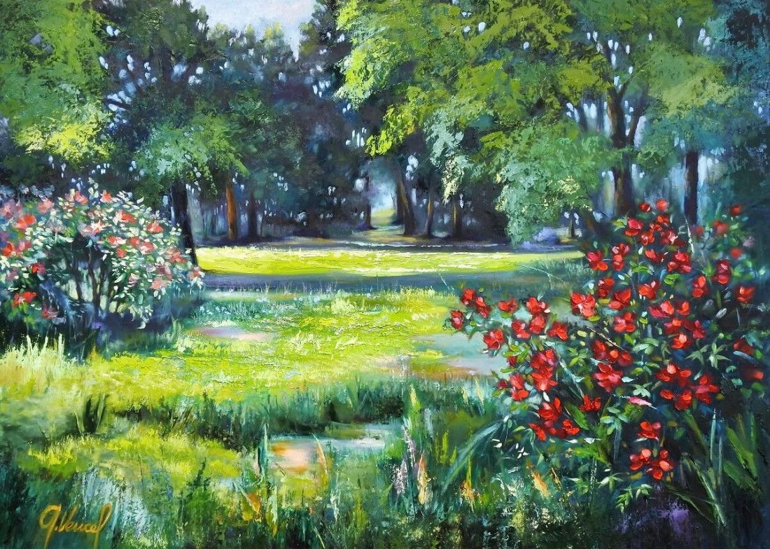 V sadech
