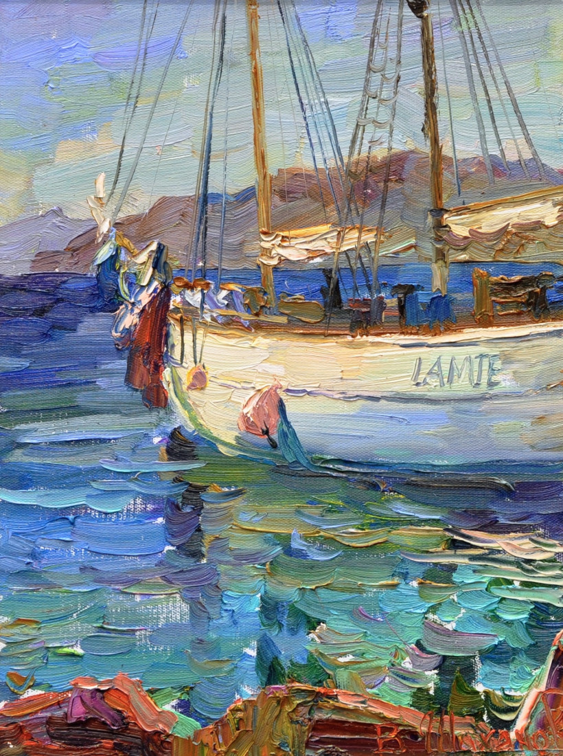 Škuner u mola