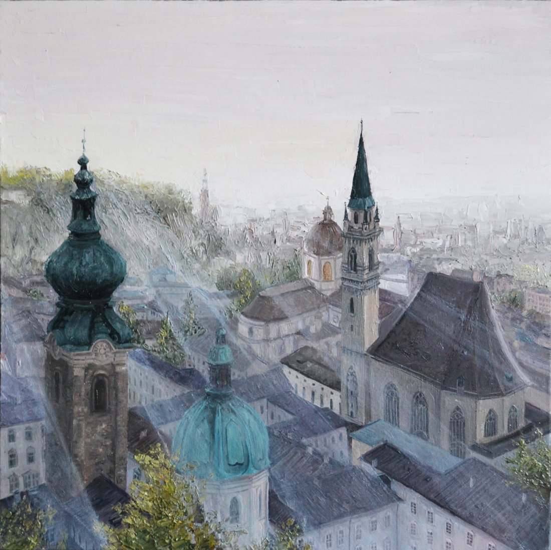 Salzburg. ráno
