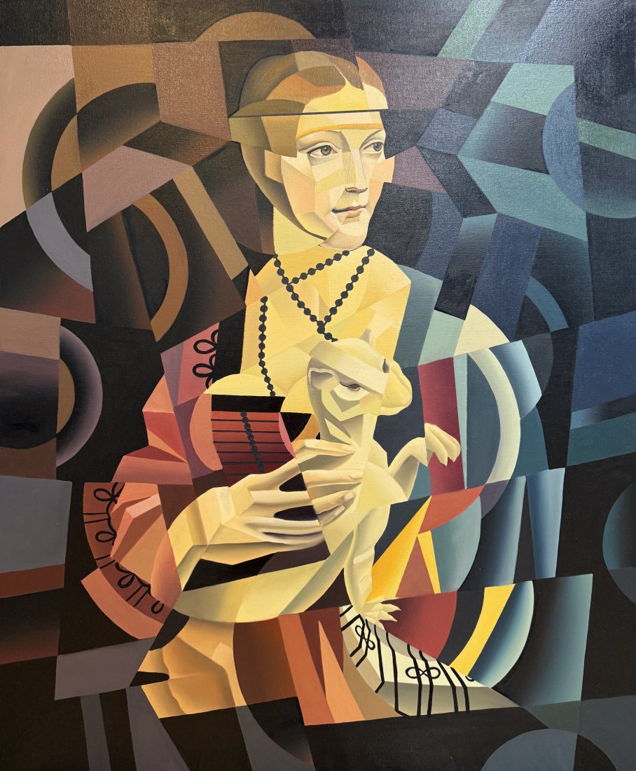 Enlarged Lady with Ermine
