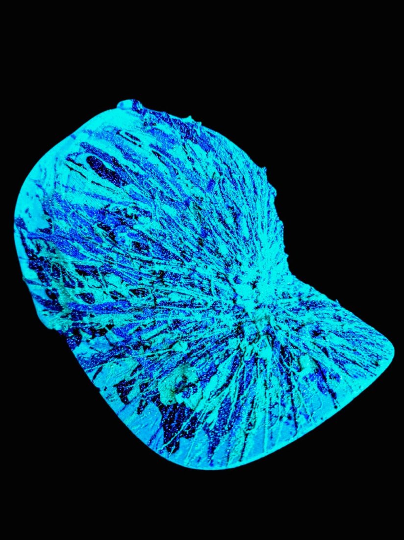 BLUE ART CAP