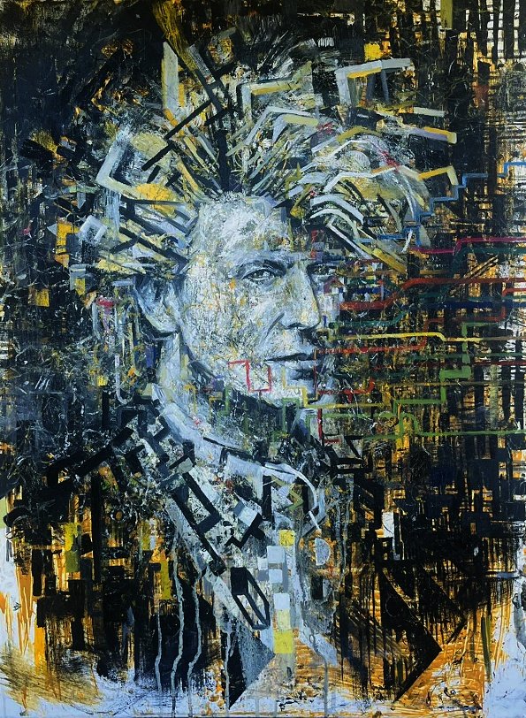 Bowie-Žlutý portrét