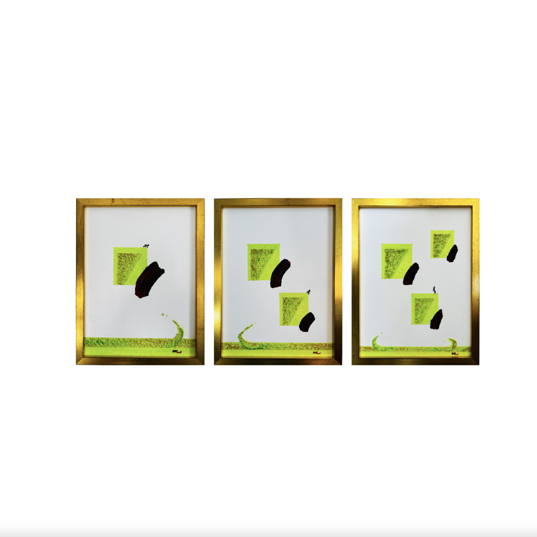 Triptych "Ano či ne "