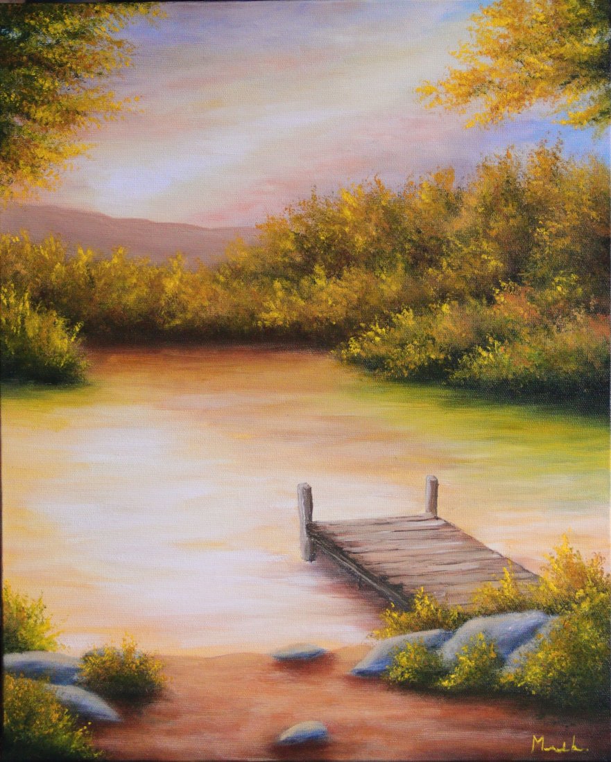 Jezero ve zlatém náručí