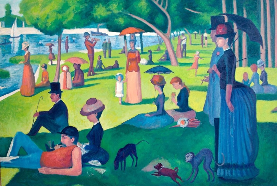 Nedělní odpoledne na ostrově Grand Jatte