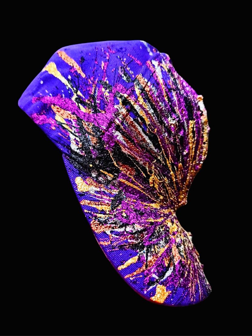 purple rain art cap