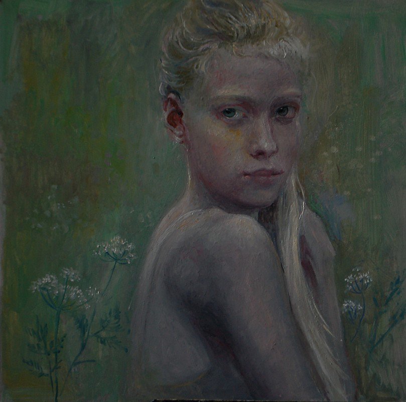 Girl in a Spring Meadow
