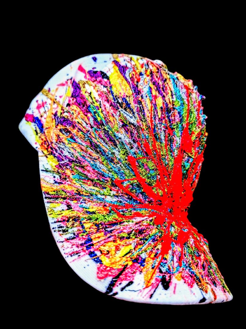 funky art cap