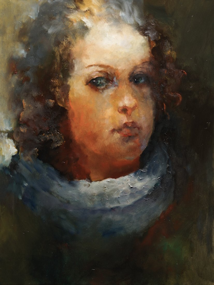 modrý šátek