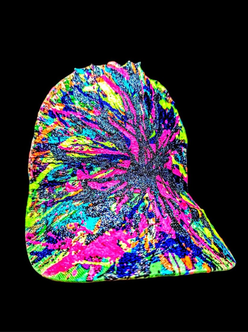 funky art cap